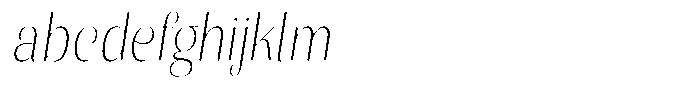 Julima Round Slant Thin Sem Condensed FONT