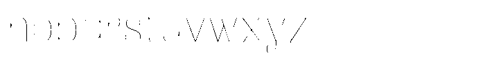 Julima Round Th Sm Ex Hairline Font LOWERCASE