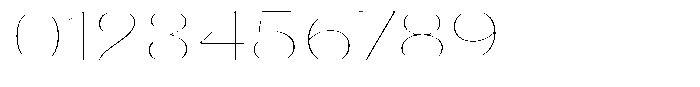 Julima Round Th XEx Hairline Font OTHER CHARS