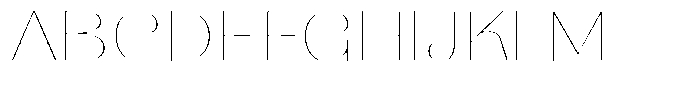 Julima Round Th XEx Hairline Font UPPERCASE