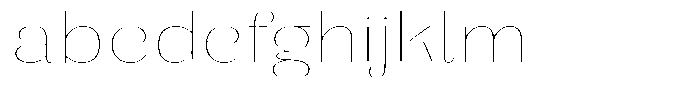 Julima Round Th XEx Hairline FONT