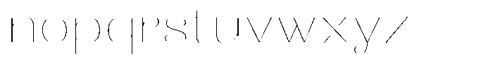Julima Round Th XEx Hairline Font LOWERCASE