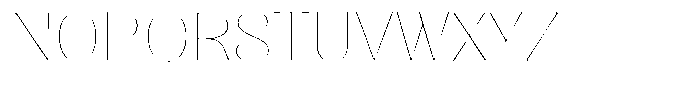 Julima Round Thin Exp Hairline Font UPPERCASE