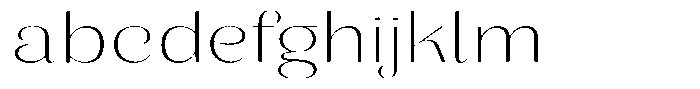 Julima Round Thin Extra Expanded FONT