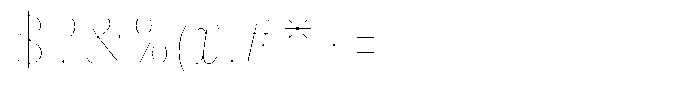 Julima Round Thin Hairline Font OTHER CHARS