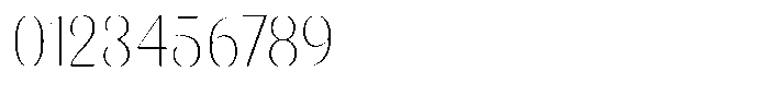 Julima Round Thin Semi Condensed Font OTHER CHARS