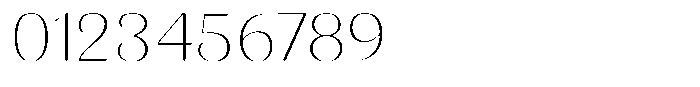 Julima Round Thin Semi Expanded Font OTHER CHARS