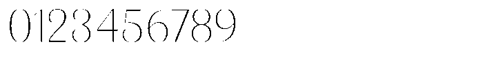 Julima Round Thin Font OTHER CHARS