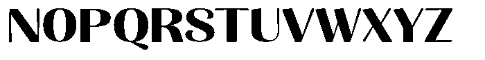 Julima Semi Bold Expanded Font UPPERCASE