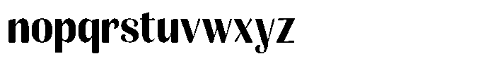 Julima Semi Bold Semi Condensed Font LOWERCASE