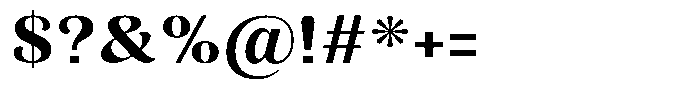 Julima Semi Bold Semi Expanded Font OTHER CHARS
