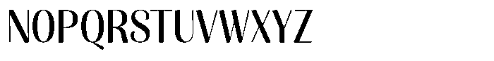 Julima Semi Condensed Font UPPERCASE