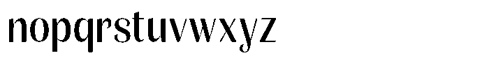 Julima Semi Condensed Font LOWERCASE