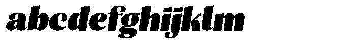 Julima Slant Black FONT