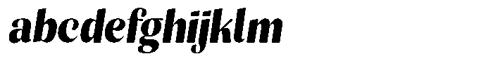 Julima Slant Bold Semi Condensed FONT