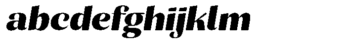 Julima Slant Bold Semi Expanded FONT