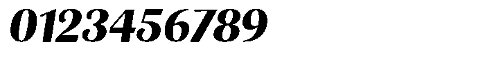 Julima Slant Bold Font OTHER CHARS