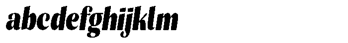 Julima Slant Extra Bold Condensed FONT