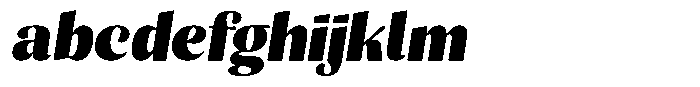 Julima Slant Extra Bold FONT