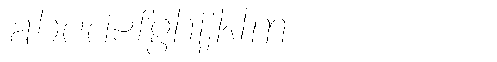 Julima Slant Hairline Sem Exp FONT