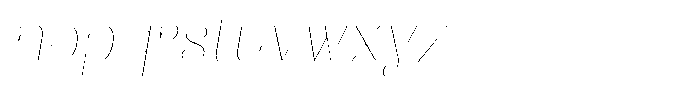 Julima Slant Hairline Sem Exp Font LOWERCASE