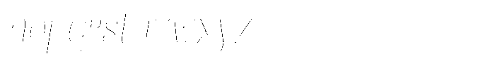 Julima Slant Hairline Semi Condensed Font LOWERCASE