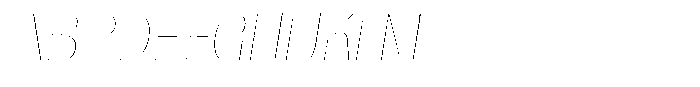 Julima Slant Hairline Font UPPERCASE