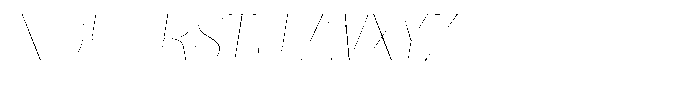 Julima Slant Hairline Font UPPERCASE