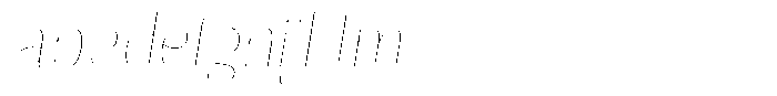 Julima Slant Hairline FONT