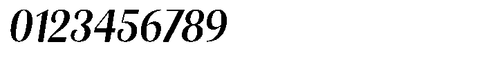 Julima Slant Medium Semi Condensed Font OTHER CHARS