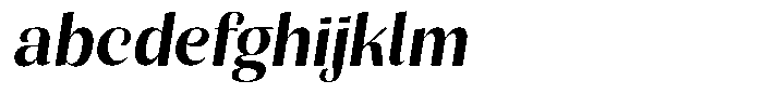 Julima Slant Medium FONT
