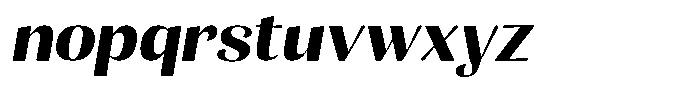 Julima Slant Sem Bold Sem Exp Font LOWERCASE