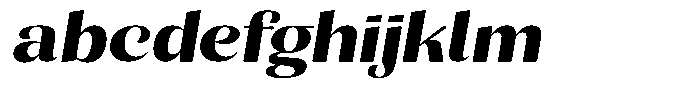 Julima Slant Semi Bold Expanded FONT
