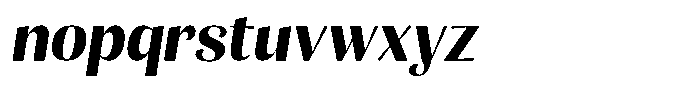 Julima Slant Semi Bold Font LOWERCASE