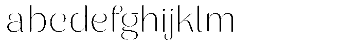 Julima Thin Expanded FONT