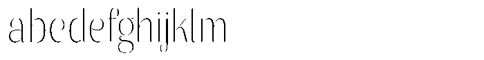 Julima Thin Semi Condensed FONT