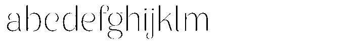 Julima Thin Semi Expanded FONT