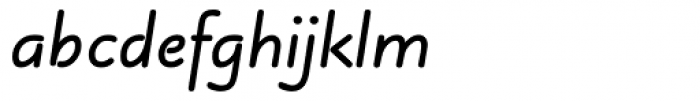 Julius Primary Black Italic Font LOWERCASE
