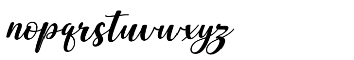 July Girl Italic Font LOWERCASE