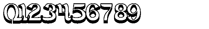 Jumaylah 3 D Font OTHER CHARS