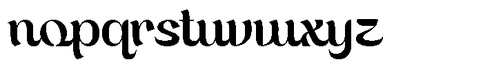 Jumaylah Regular Font LOWERCASE
