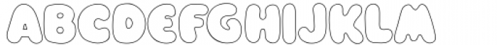 Jumbalo Outlines Font LOWERCASE