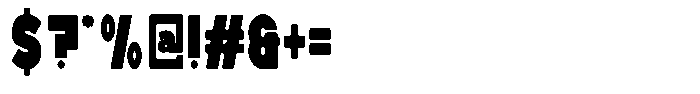 Jumbo Popcorn Font OTHER CHARS