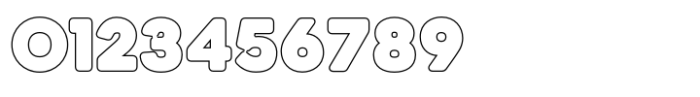 Jumbodron Black Outline Font OTHER CHARS