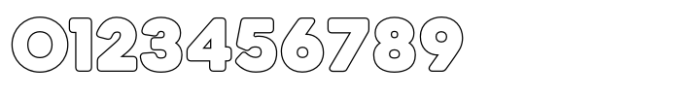 Jumbodron Extra Bold Outline Font OTHER CHARS