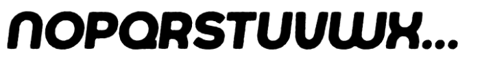 Jumbodron Medium Rough Italic Font UPPERCASE