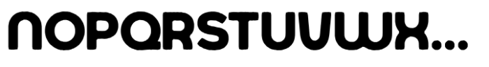 Jumbodron Regular Rough Font LOWERCASE
