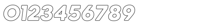 Jumbodron Semi Bold Outline Italic Font OTHER CHARS