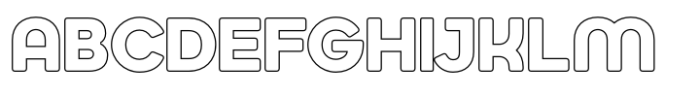 Jumbodron Semi Bold Outline FONT