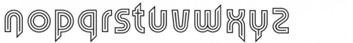 Jumbox Double Inline Font LOWERCASE